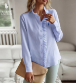 RL™ Dames Premium Ruffle Casual Shirt - Image 2